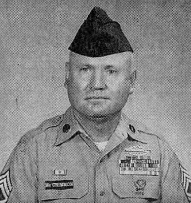 John McCrimmon in Army photo taken during the 1960s